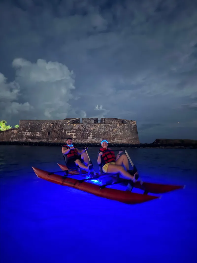 Condado Lagoon Night Water Bike Tour, San Juan